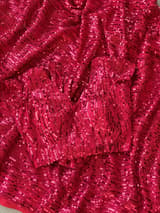 Georgette sequence saree with stitched blouses
