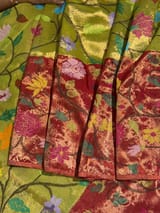 Pure Handloom Real Zari Kota Paithani Saree