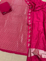Katan brocade Silk 3 pc Suit set