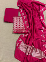Katan brocade Silk 3 pc Suit set