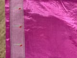 Light Rose Pink Organza Silk Saree With Jamdani Inspired Embroidery SS50327