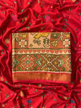 Twill Weave  Patan Patola Tissue Saree