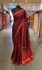Multi Color Six Figure Patan Patola Saree