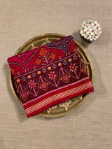 Multi Color Six Figure Patan Patola Saree