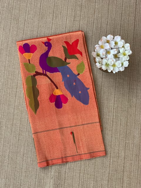 Pure Handloom Paithani Tissue Blouse