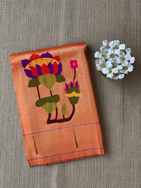 Pure Handloom Paithani Tissue Blouse
