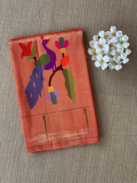 Pure Handloom Paithani Tissue Blouse