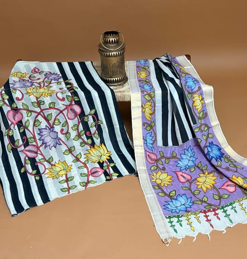 Pen Kalamkari 3 Pc Suit Set
