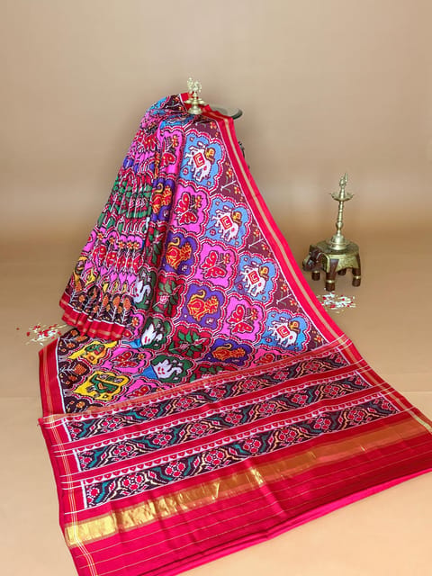 Multi-Colour Patan Patola Saree