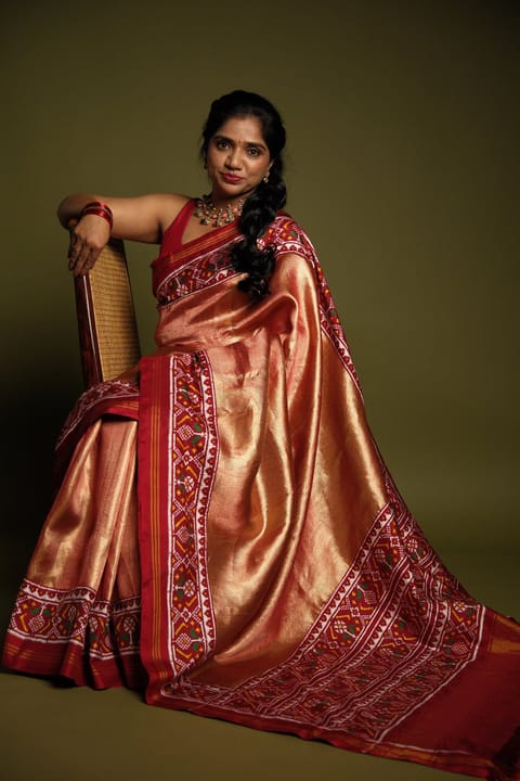 Kanjeevaram and Double Ikat Saree