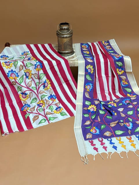 Pen Kalamkari 2-Pc Suit Set