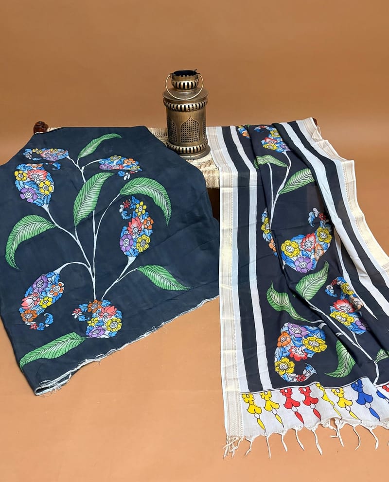 Pen kalamkari 2-pc suit set