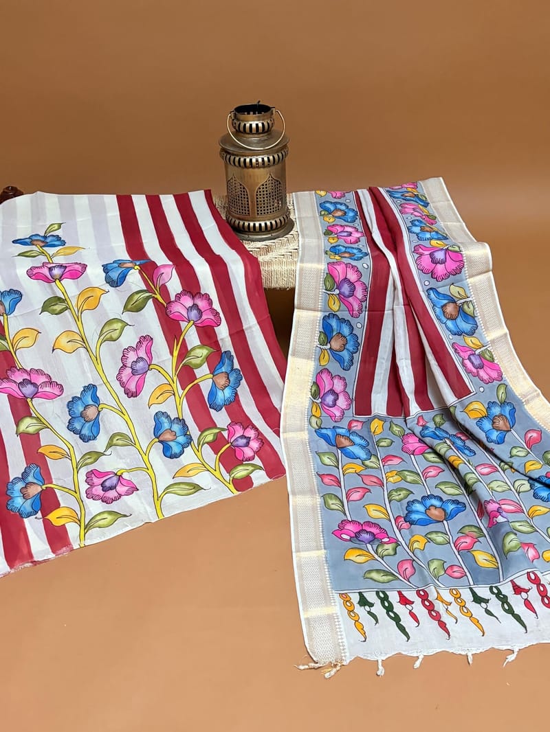 Pen kalamkari 2-pc suit set