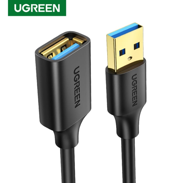 Cable Datos Ugreen Usb-A A Usb-C Color Blanco 2m Trenzado Universal