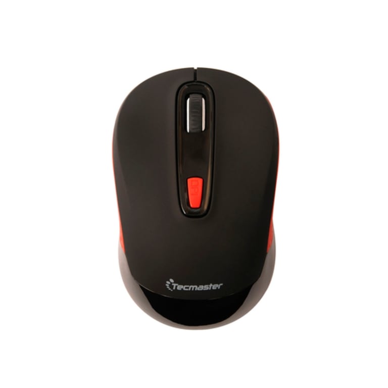 TECMASTER MOUSE OPTICO INALAMBRICO MO382 ROJO TECMASTER TM-MO382RG-RD ...