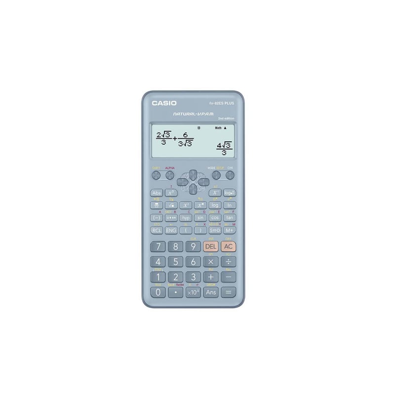 CASIO CALCULADORA CIENTIFICA CASIO FX-82ESPLUS-2-BUWDT AZUL | falabella.com
