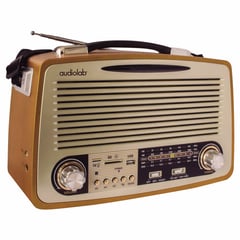 AUDIOLAB - RADIO RETRO BT/AM/FM/LECTOR/USB/RECARGAB AUDIOLAB