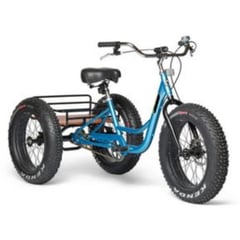 GYMAX - Triciclo Adulto Urban Forest Cambios Shimano 6 Velocidades