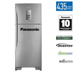 PANASONIC - Refrigeradora Top Freezer NR-BT51PV3XD Inverter 435L