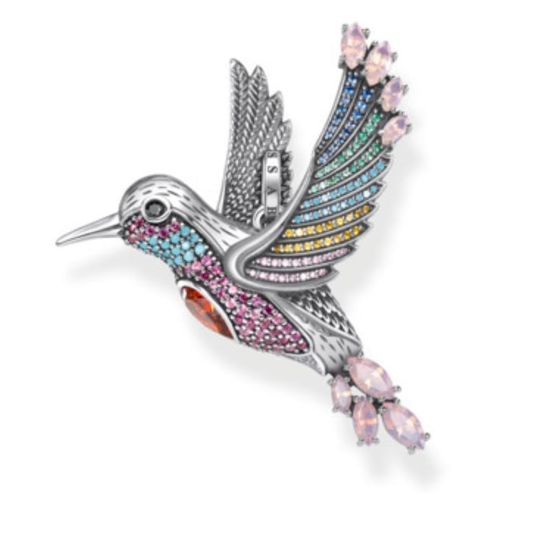 THOMAS SABO - Colgante Colibrí Colores De Plata