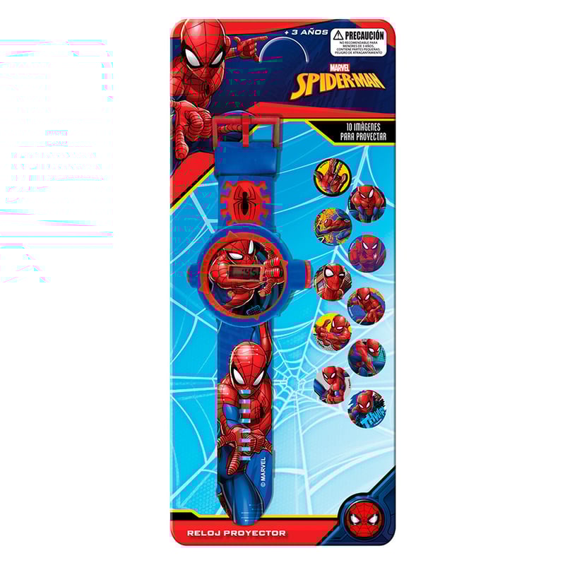 Reloj Proyector Spiderman Marvel Pronobel