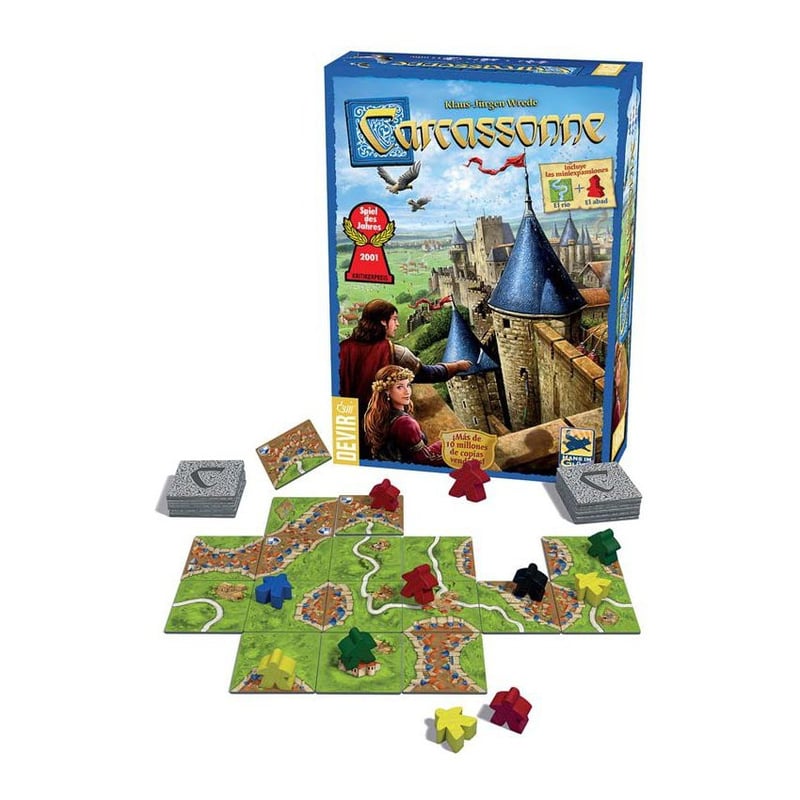 Devir Carcassonne Espansioni Riunite, Gioco Da Tavolo In Spagnolo, Scatola In Cartone