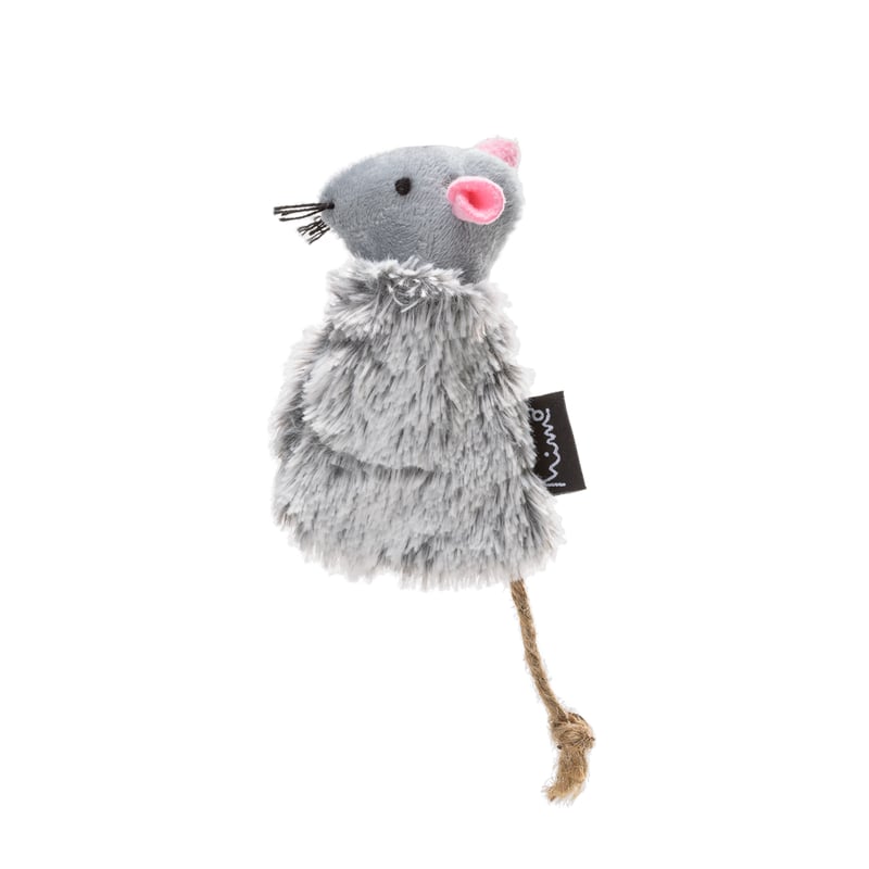 MIMO - Juguete Gato Mimo Ratoncito Catnip Gris PP135