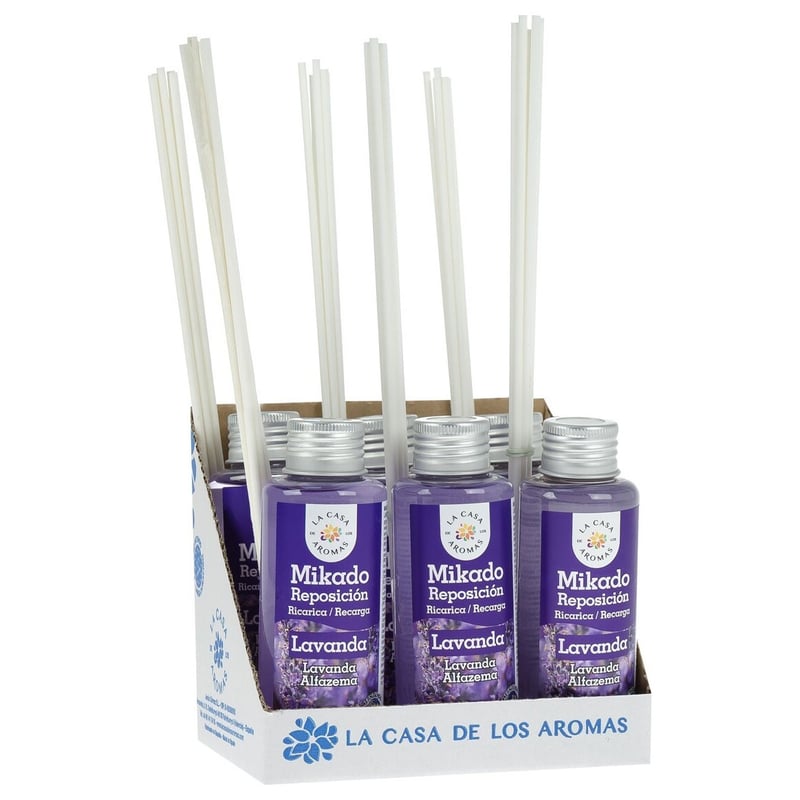 GENERICO - Pack 6 Ambientador Mikado Lavanda 100ml - La Casa de los Aromas