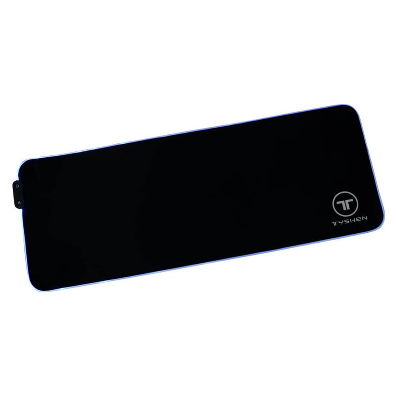 TYSHEN - Mouse Pad Gamer Luces Led RGB Negro