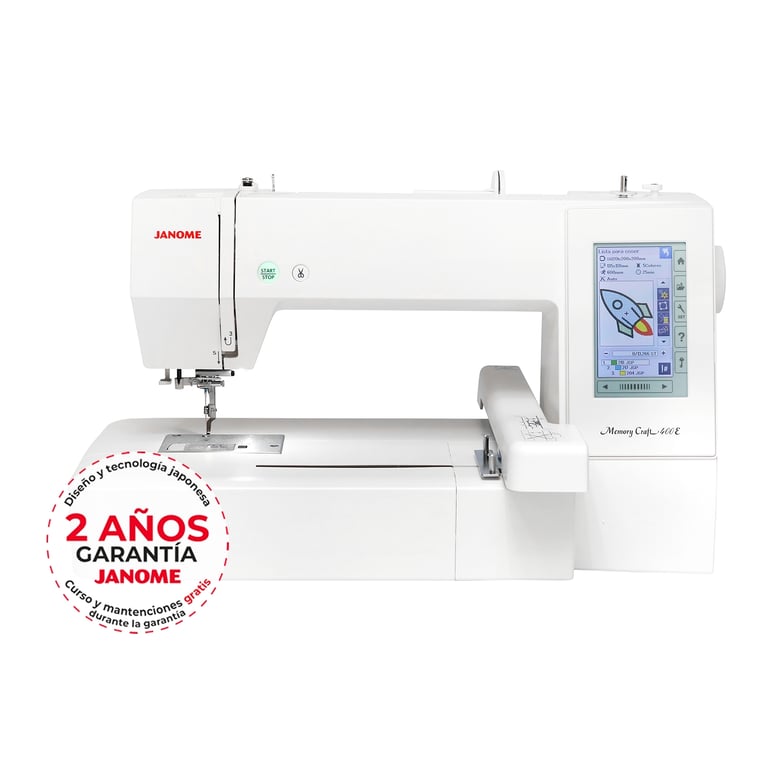 JANOME Máquina bordadora Janome MC400E