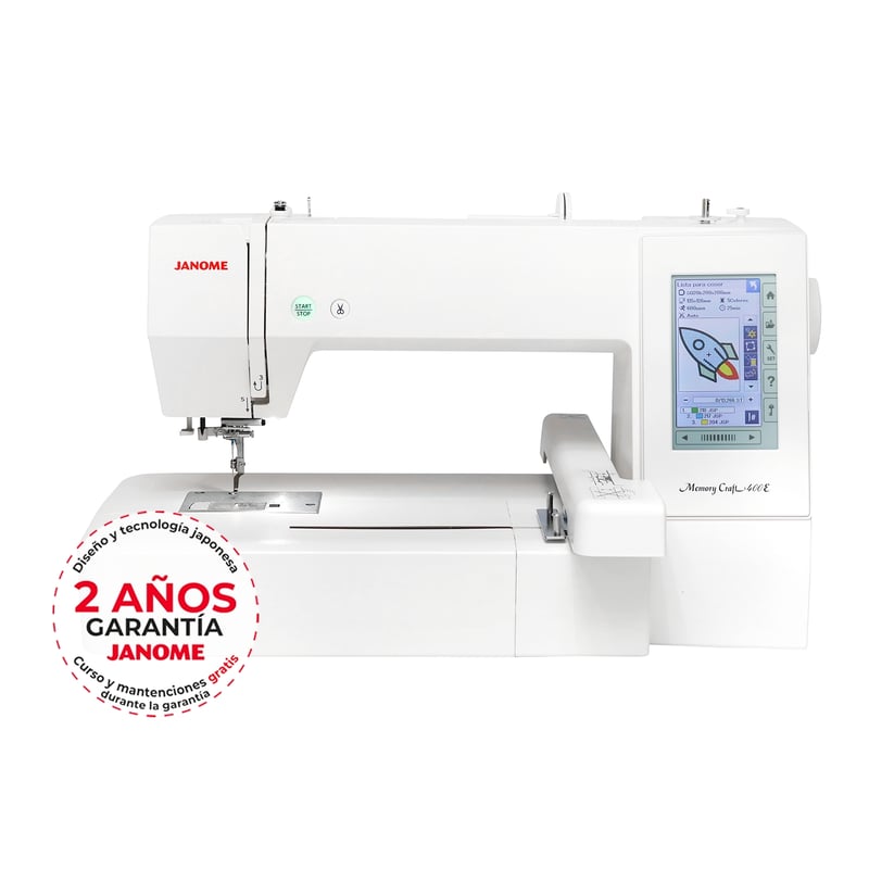 JANOME Máquina bordadora Janome MC400E
