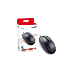 GENIUS - Mouse Genius Dx 120 Usb Negro 3 Botones 1000 DPI