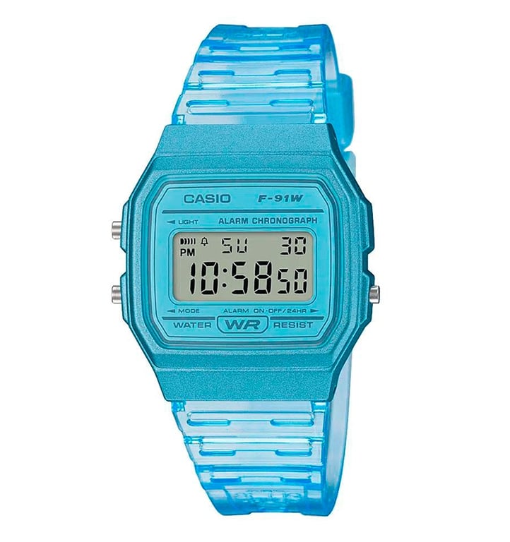Reloj casio vintage transparente hotsell