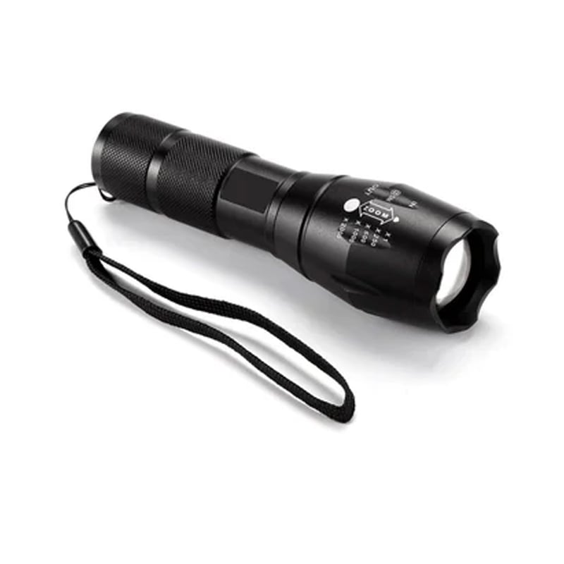 GENERICO Linterna Metalica Recargable LED-Negro | falabella.com