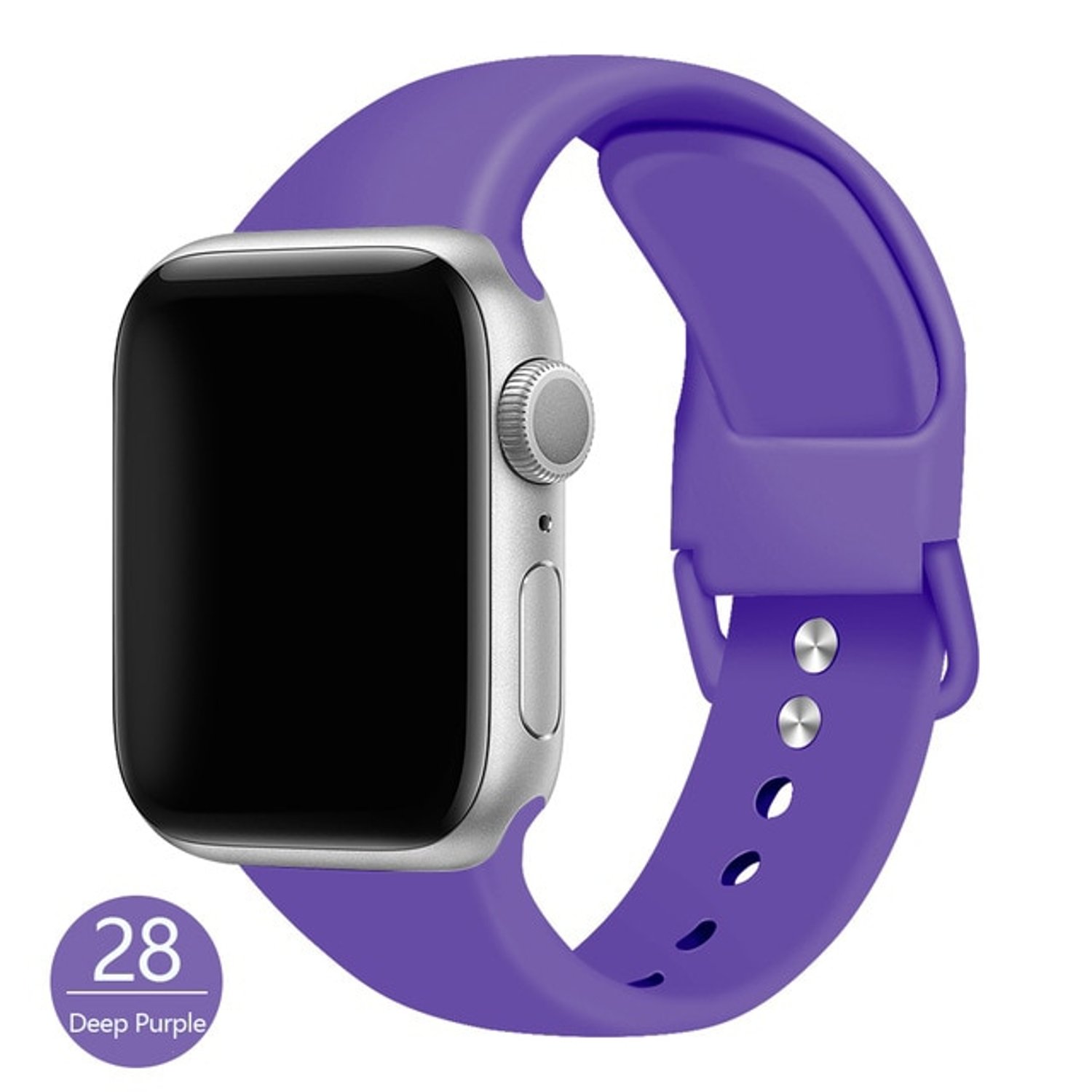 GENERICO Correa Generico Apple Watch 42 44mm Morado falabella
