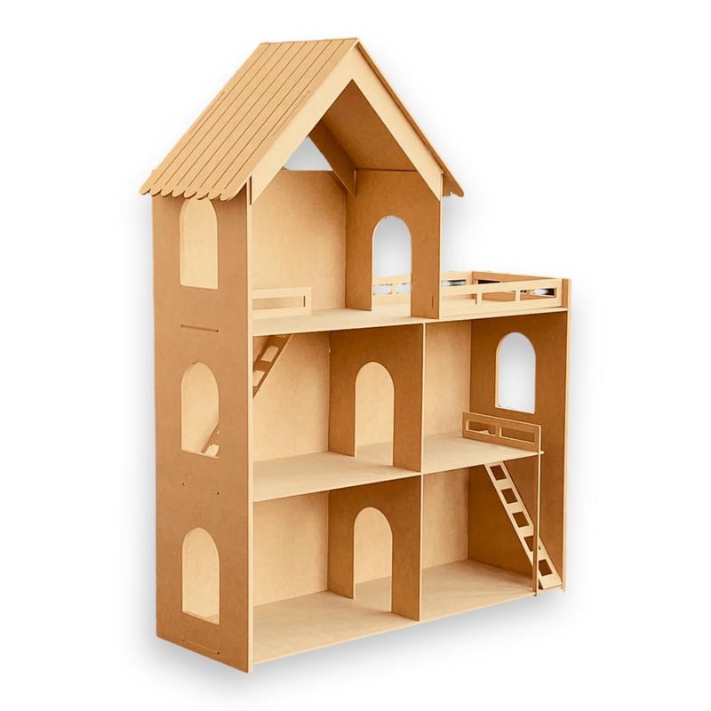 Casa para barbie de madera on sale