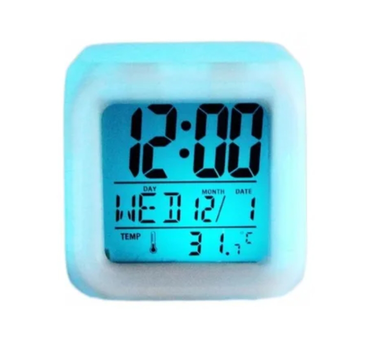 Reloj cubo led instrucciones shop
