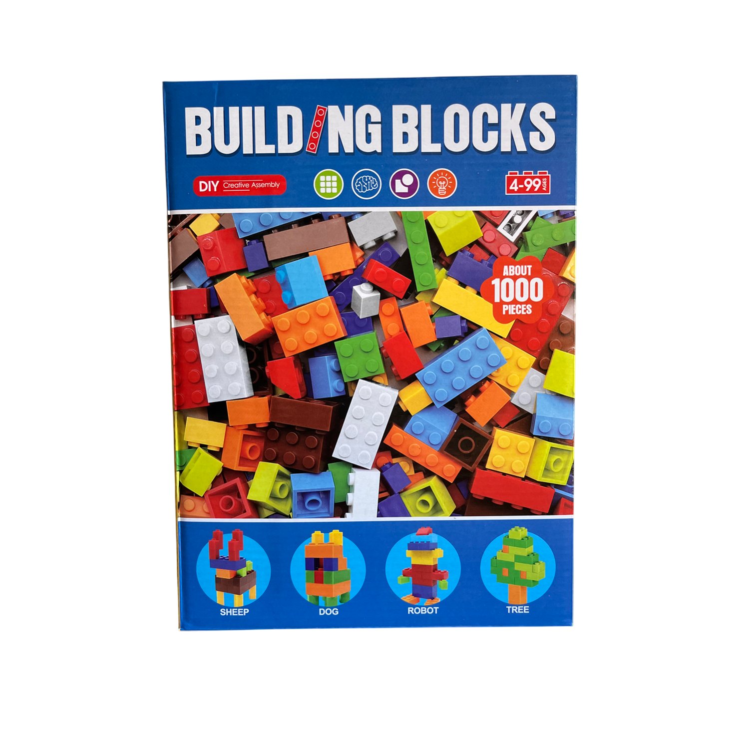 GENERICO Bloques Tipo Lego 1000 Piezas De Construccion falabella