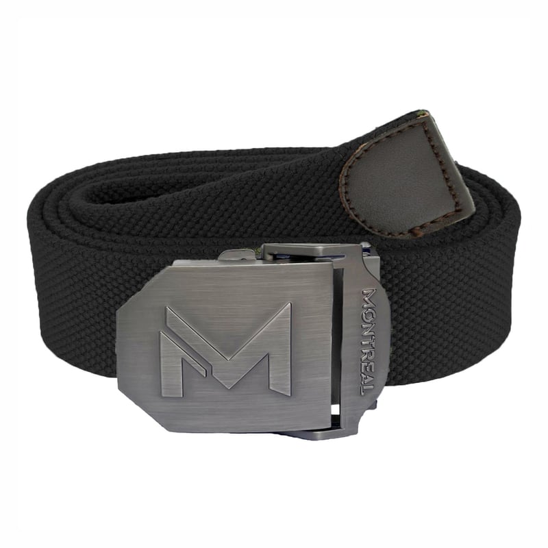MONTREAL Cinturón Hombre Correa Lona Hebilla Metálica Montreal ...