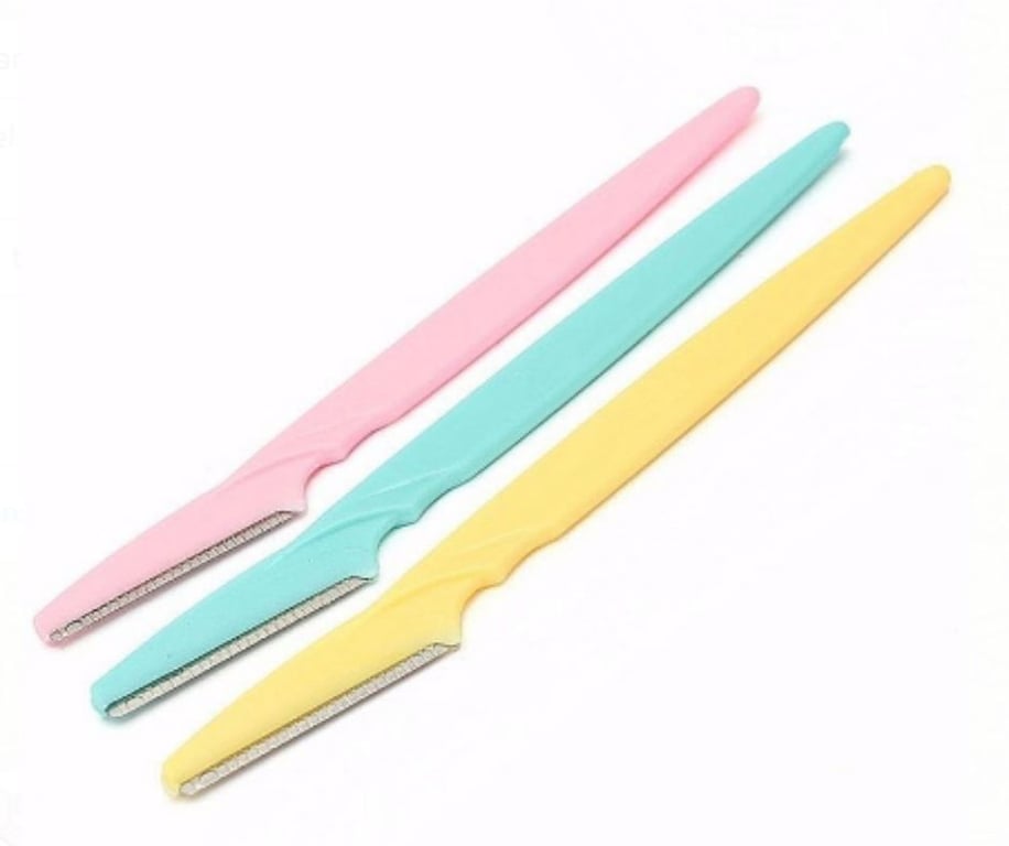 GENERICO Pack De 3 Navaja De Afeitar Para Cejas falabella
