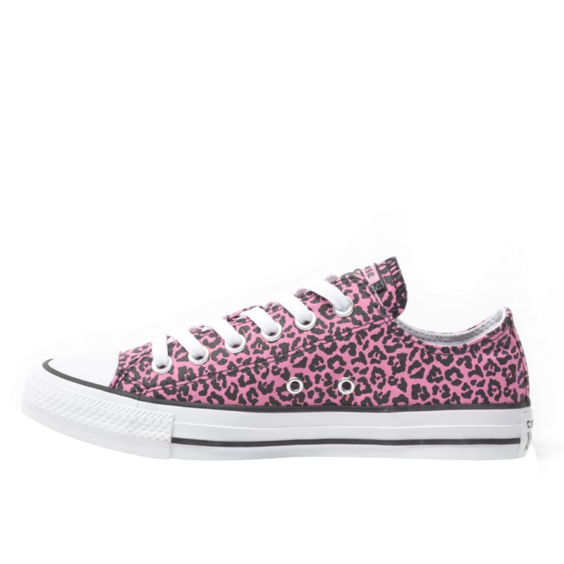 CONVERSE Zapatilla Converse Mujer Urbana Chuck T. Leopardo Rosa falabella