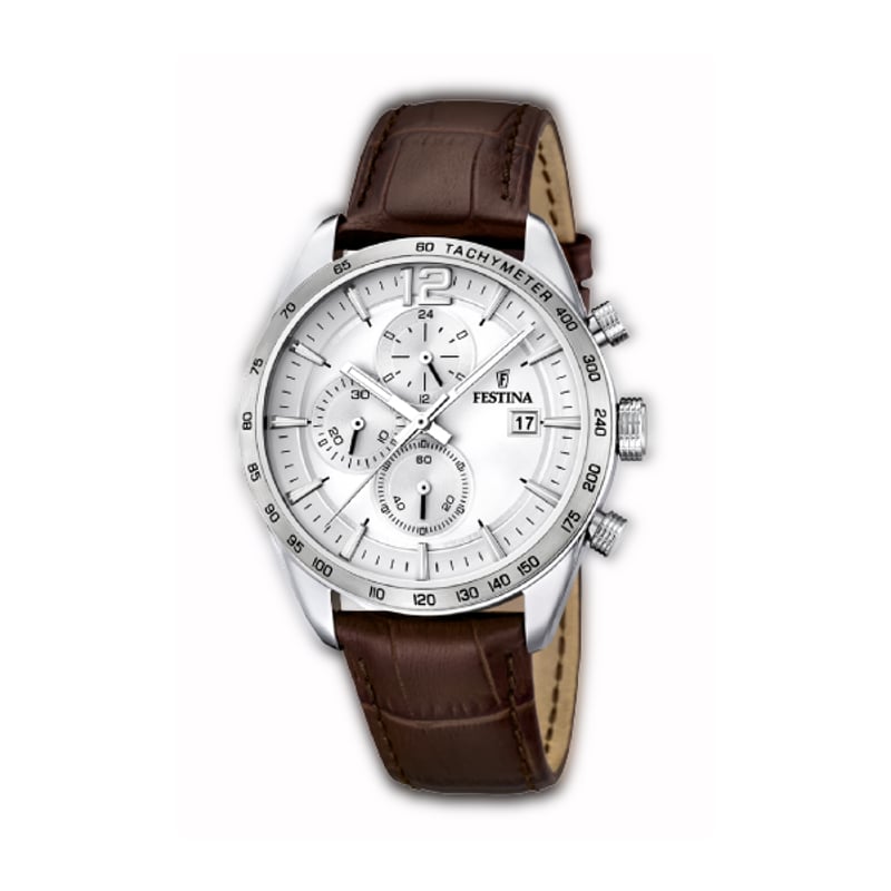 FESTINA Reloj F16760/1 Festina Blanco Hombre Timeless Chronograph ...