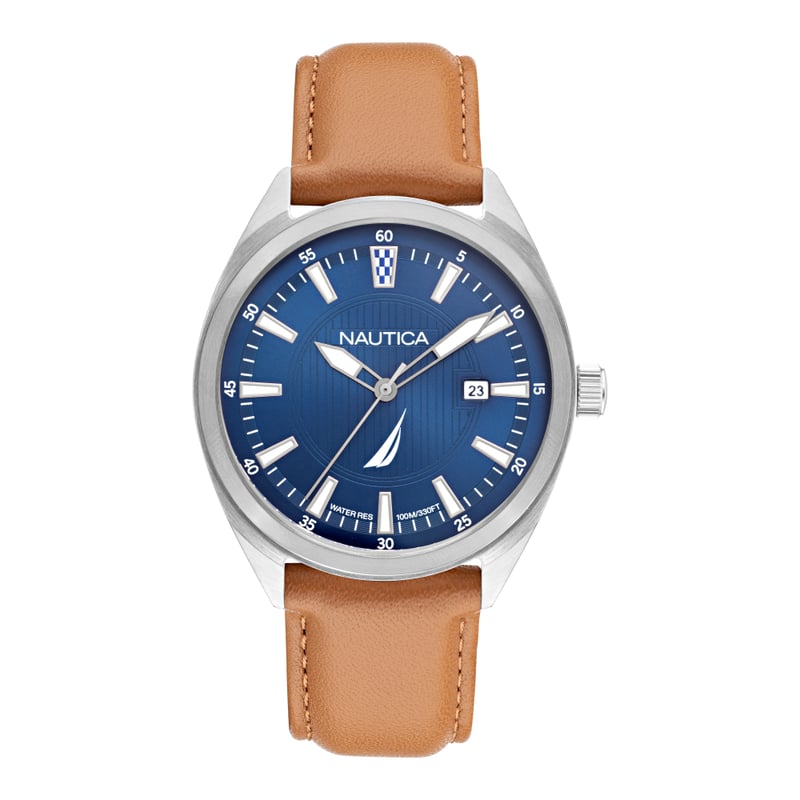 Reloj Nautica N15564G Para Hombres - Cuarzo Japonés, Resistente Al Agua 100m, Diseño Casual Con Detalles Luminosos
