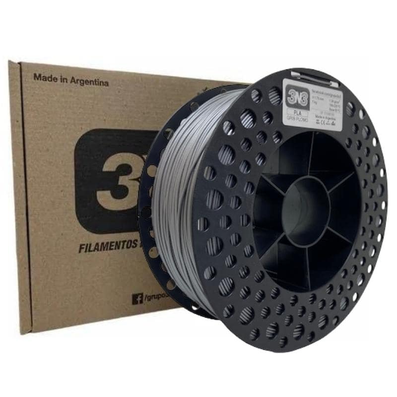 3N3 Filamento 3D Pla 3n3 1kg 175mm Gris Plomo | falabella.com