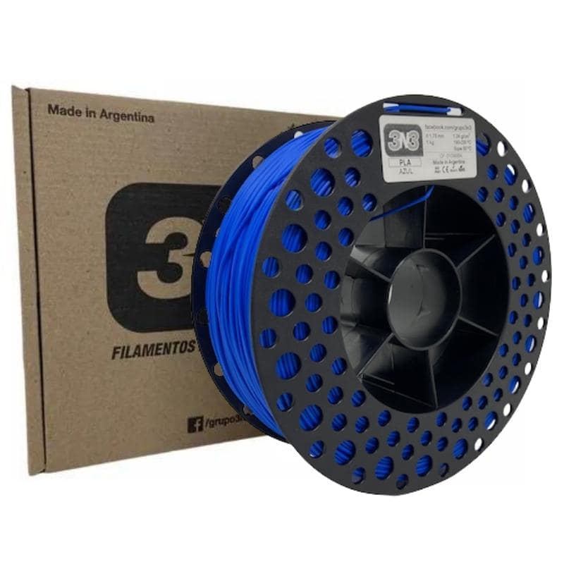 3N3 Filamento 3D Pla 3n3 1kg 175mm Azul - Filamentos | falabella.com