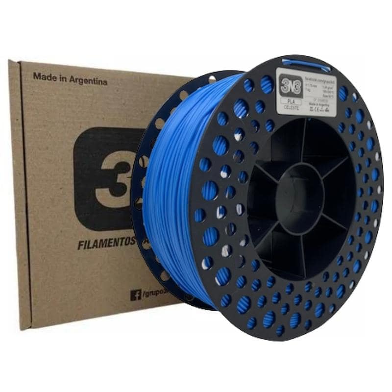 Filamento 3D Pla 3n3 1kg 175mm Celeste - Filamentos | Sodimac - Falabella