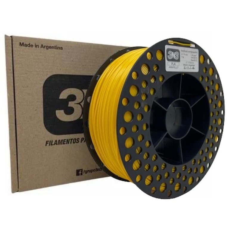 3N3 Filamento 3D Pla 3n3 1kg 175mm Amarillo - Filamentos | falabella.com