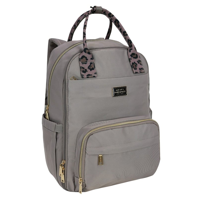 Mochila Maternal Flower Gris Head