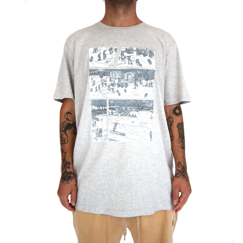 GANGSTA - Polera Busta Light Grey