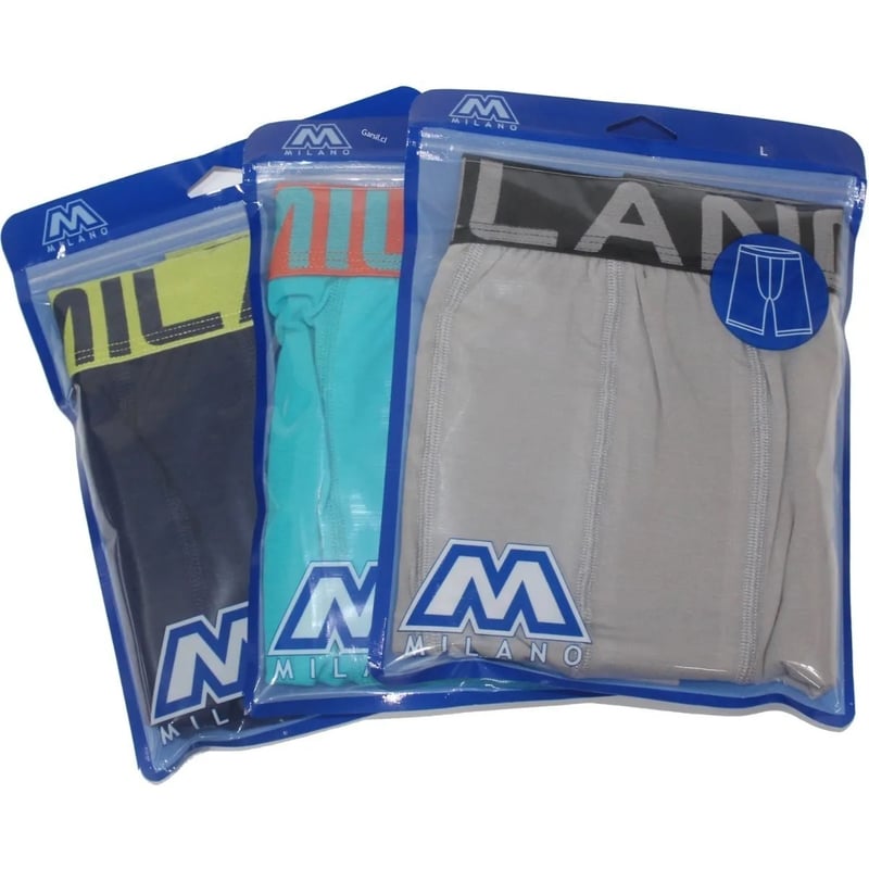 12 Boxer De Algodon Pierna Larga Hombre Precio Por Docena